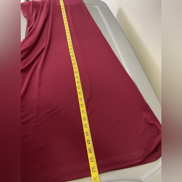 NWT Chico’s Women XL Berry Compote Mock Neck Maxi Dress Career Event Date Night - Picture 9 of 9